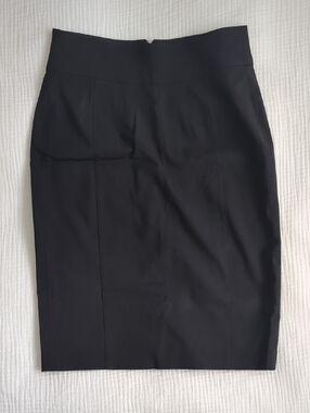 Burberry Black Tailored Pencil Skirt